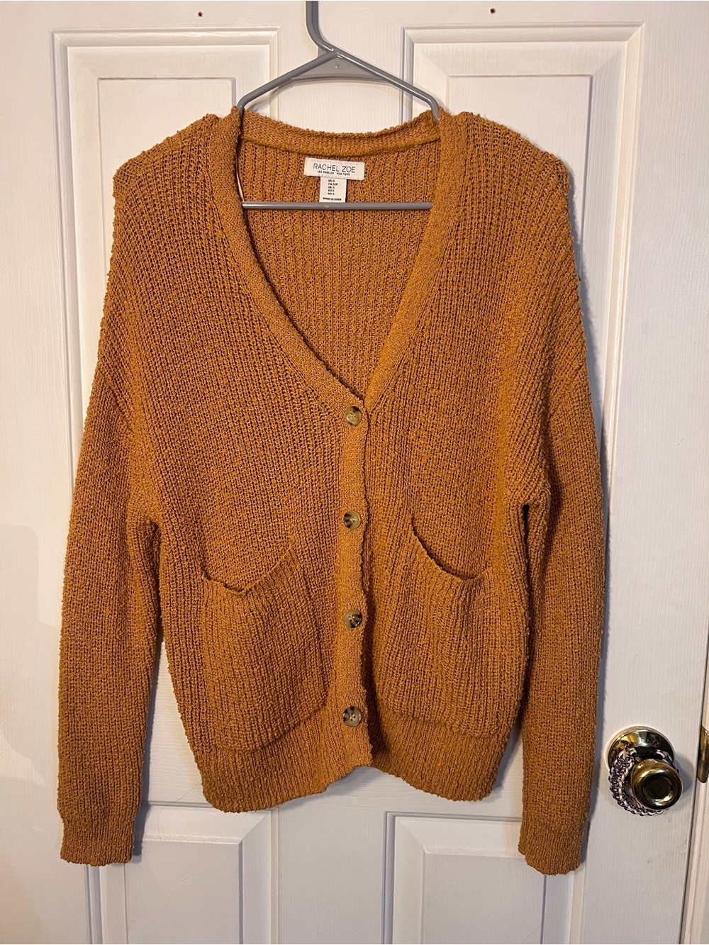Mustard Knit Cardigan